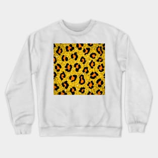 Glitter Cheetah Print Crewneck Sweatshirt